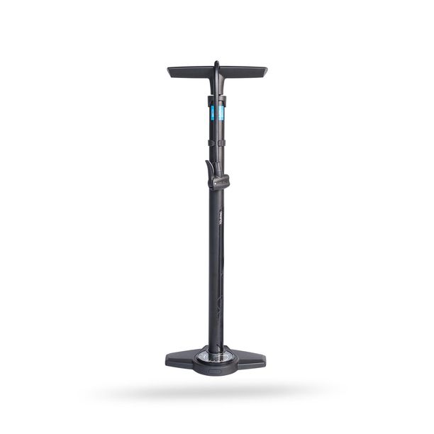 Pompa Bicicleta Podea PRO Touring, cilindru otel, manometru