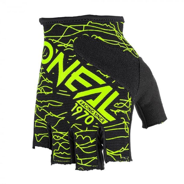 Manusi Bicicleta O'Neal Wired Fingerless MTB, insertie gel, galben-neon