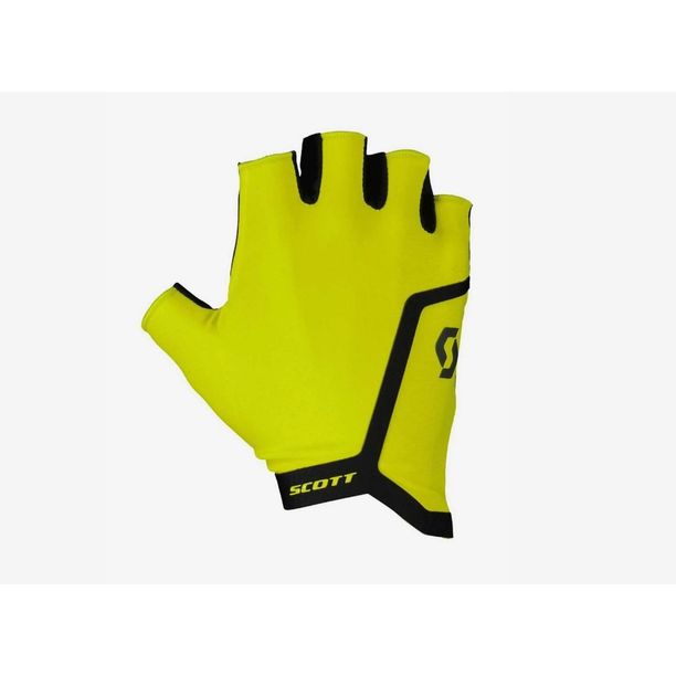 Manusi Bicicleta Scott Perform Gel degete scurte, galben