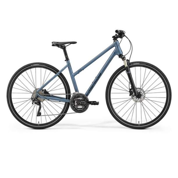 Bicicleta Trekking Merida Crossway XT Edition Dama, Albastru