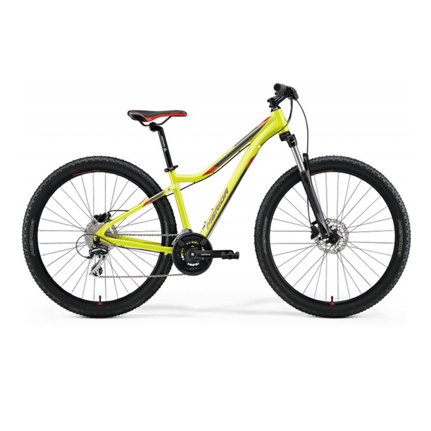 Bicicleta Dama Merida Matts 7.20, Lime-Galben-Rosu