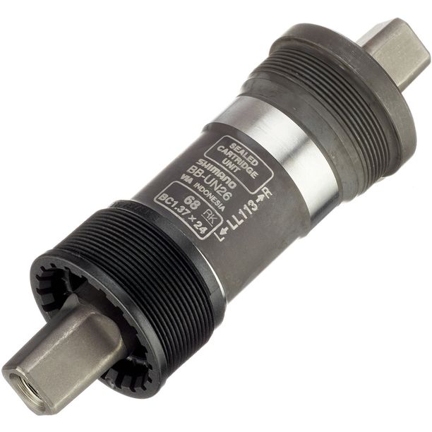Monobloc Shimano BB-UN26E, LL113/68mm, negru