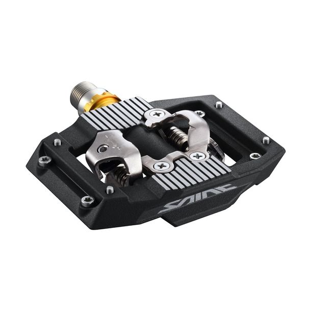 Pedale Bicicleta Shimano Saint PD-M821, SPD, fara catadioptrii, cu placute SM-SH51