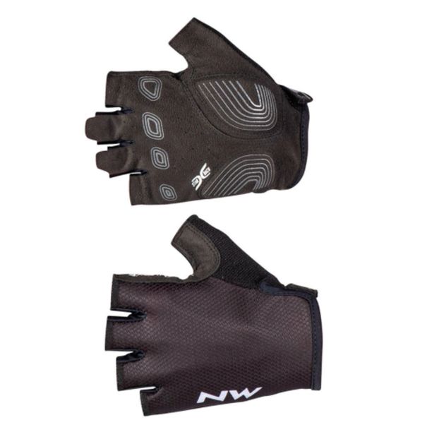 Manusi Bicicleta Scurte Northwave Flash, negru