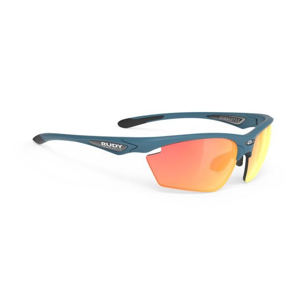 Ochelari Ciclism Rudy Project Stratofly Light Teal/Multilaser, portocaliu
