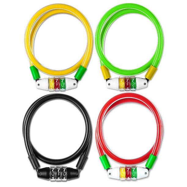 Antifurt Bicicleta RFR cablu, combinatii
