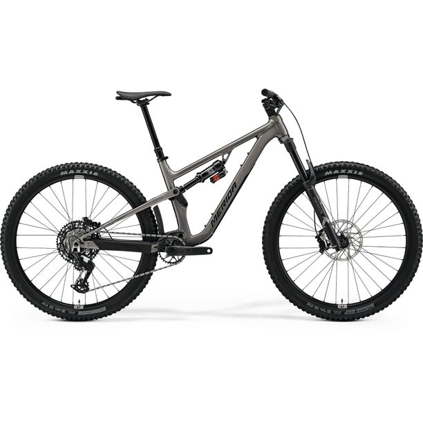 Bicicleta Full Suspension Merida One Forty 700, Gri-Argintiu