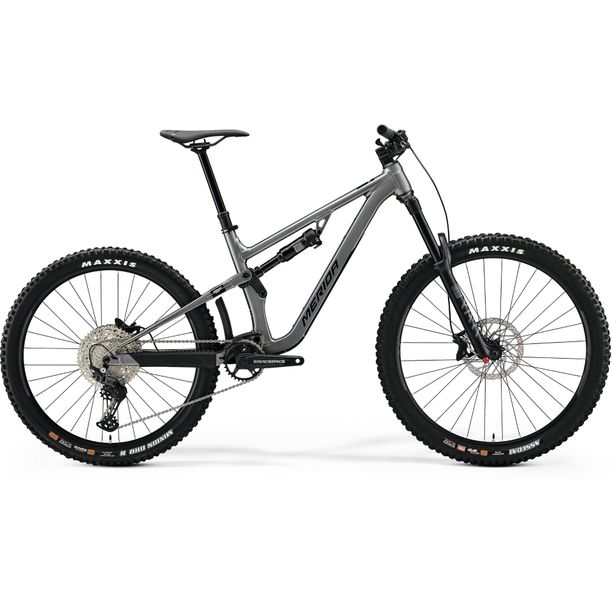 Bicicleta Full Suspension Merida One Sixty 500, Gri-Alb