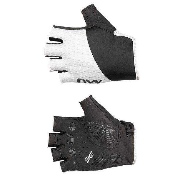 Manusi Bicicleta Scurte Northwave FAST Light Alb-Gri