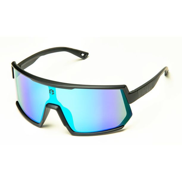 Ochelari Ciclism Bikefun Eclipse, rama neagra, lentile albastre