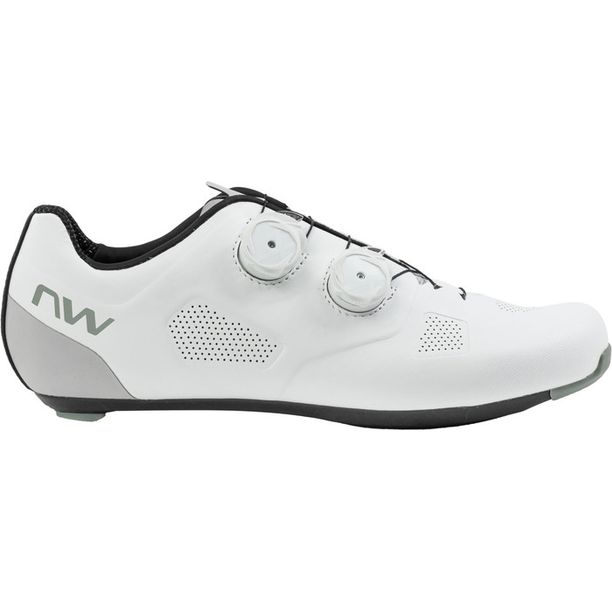 Pantofi Ciclism Road Northwave Strada Revolution Alb-Gri