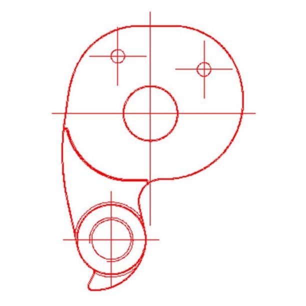 Ureche schimbator Dropout Hanger ME12-13 Big Nine Carbon/Life/Big99
