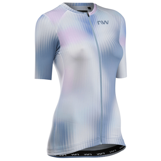 Tricou Tehnic Ciclism Northwave Blade Damă Scurt Gri