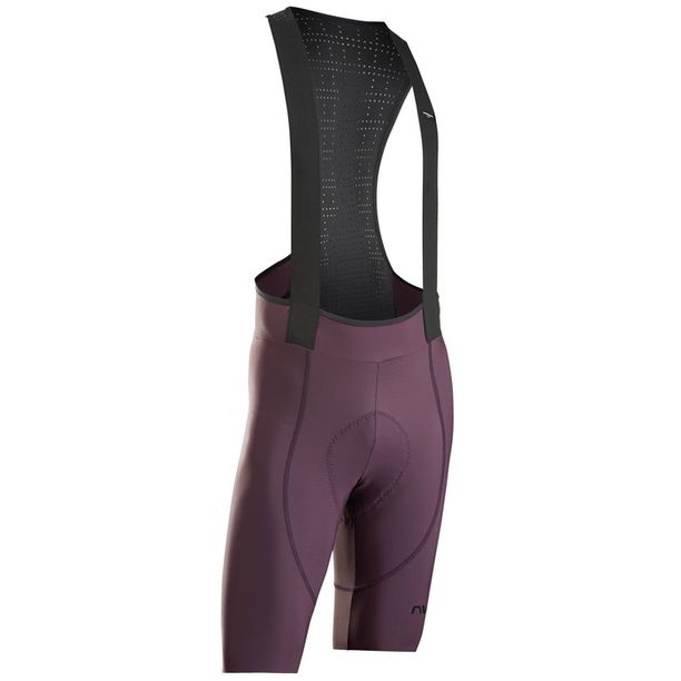 Pantaloni Ciclism Scurti cu bretele Northwave Fast mov