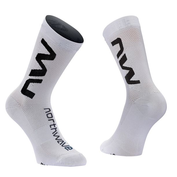 Sosete Ciclism Northwave Extreme Air Alb-Negru