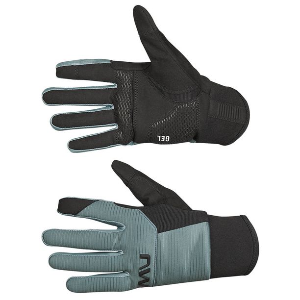 Manusi Bicicleta Lungi Iarna Northwave Fast Gel Gri-Negru
