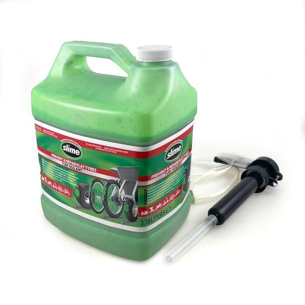 Slime inner tube sealant galloon/3,8 l, with pump