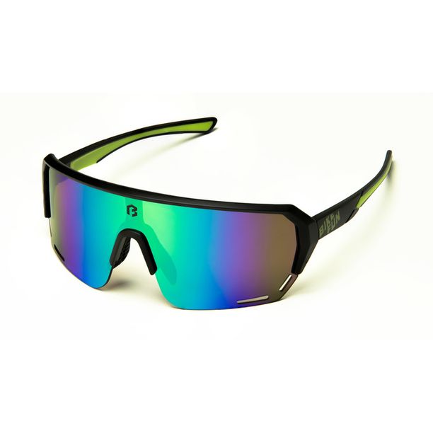 Ochelari Ciclism Bikefun Summit, rama neagra, lentile verzi