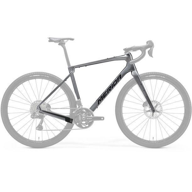 Cadru Bicicleta Merida Silex 8000 2025 Gri-Negru