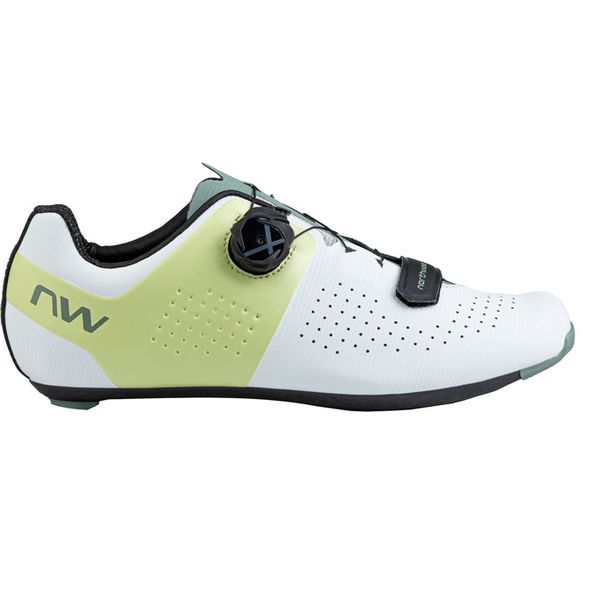 Pantofi Ciclism Northwave Road Storm Carbon Cool Matcha Alb
