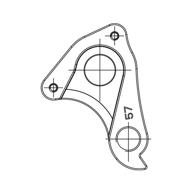 Ureche Schimbator Merida Hanger DH-057 ebike III.gen