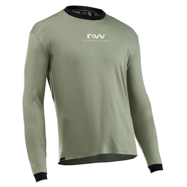 Bluza Ciclism Northwave Sharp Verde-Alb