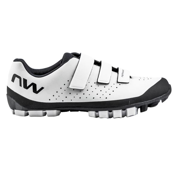 Pantofi Ciclism Northwave MTB Hammer, alb-negru