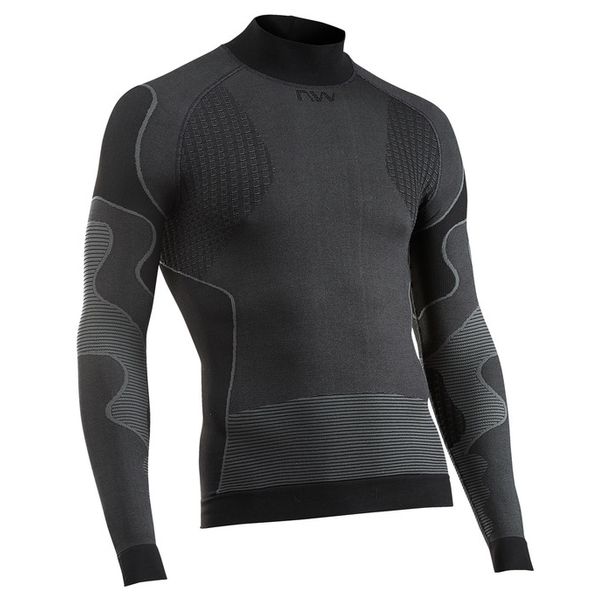 Bluza Ciclism Northwave Revolution High Neck Negru