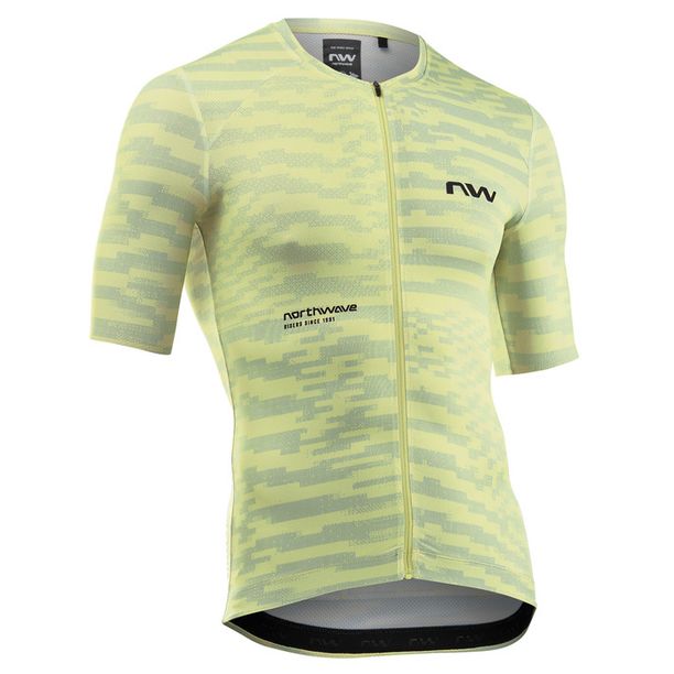 Tricou Ciclism Northwave Blade Short Sleeves Cool Matcha Galben