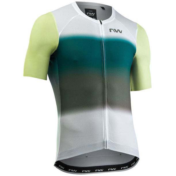 Tricou Ciclism Northwave Blade Air Alb-Cool Matcha