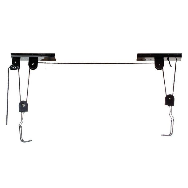 Suport Bicicleta, lift agatat, negru