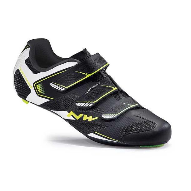 Pantofi Ciclism Northwave Road Sonic 2 3S, negru/galben