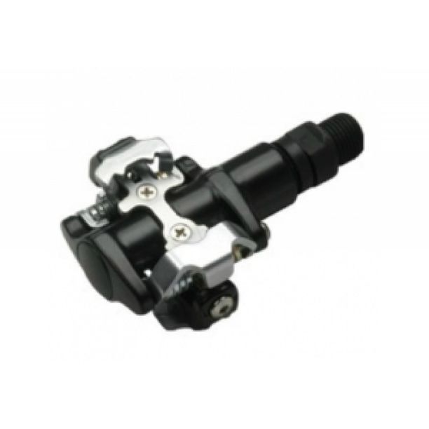 Pedale Bicicleta SPD-MTB HT-340, aluminiu, turnat pe bile