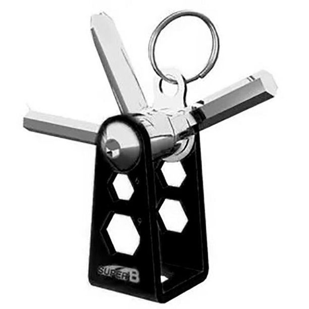 Scula Service Super B CL pliabil 8 in 1 negru