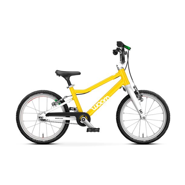 Bicicleta Copii Woom GO 3 Automagic 16 Galben