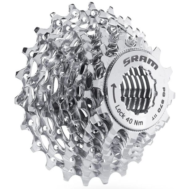 Pinioane casetate SRAM PG-970, 9 viteze, 11-21T, argintiu