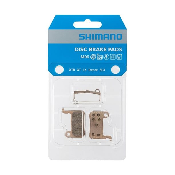 Placute de Frana Shimano M06 Metal & Fara Aripioare de racire /Arc/siguranta, 1 per