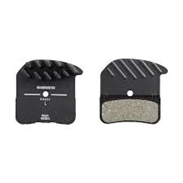Placute de frana Shimano resin H03A-RF, cu aripioare de racire