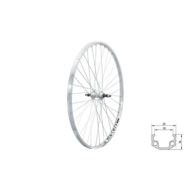 Roata Bicicleta Spate Event R, V-Brake, 28 Kellys , Argintiu