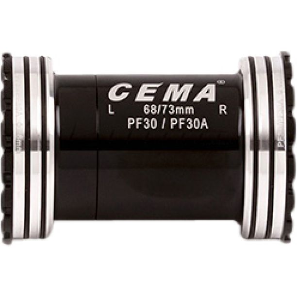 Butuc Pedalier CEMA PF30 pentru SRAM DUB W: 68/73 x ID: 46 mm Ceramic - Negru, Interlock