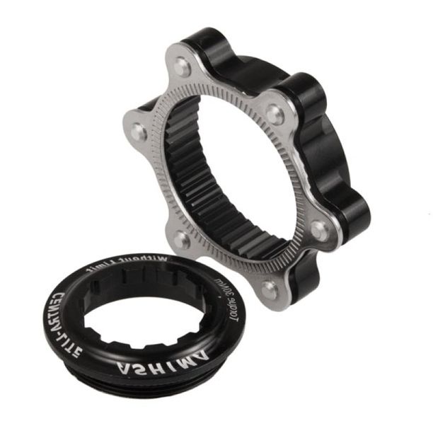 Adaptor Ashima AC02 CenterLock Suruburi ultralight AM Negru