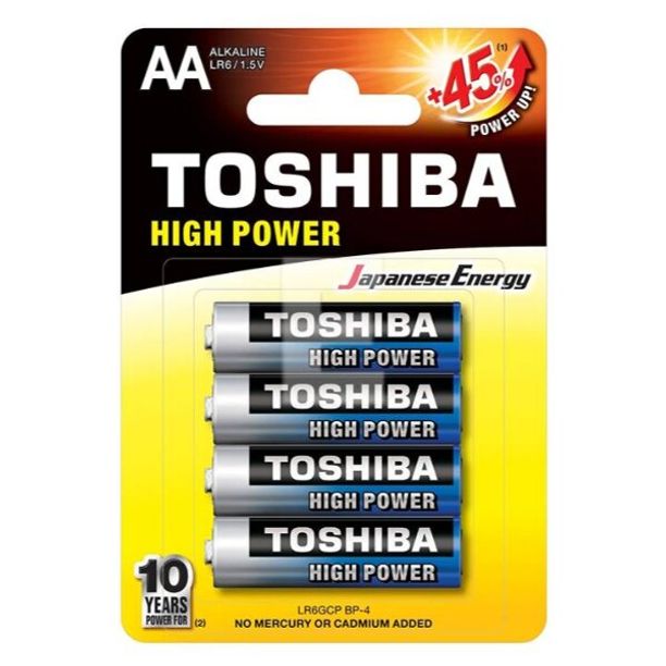 BATERIE R6 TOSHIBA AA