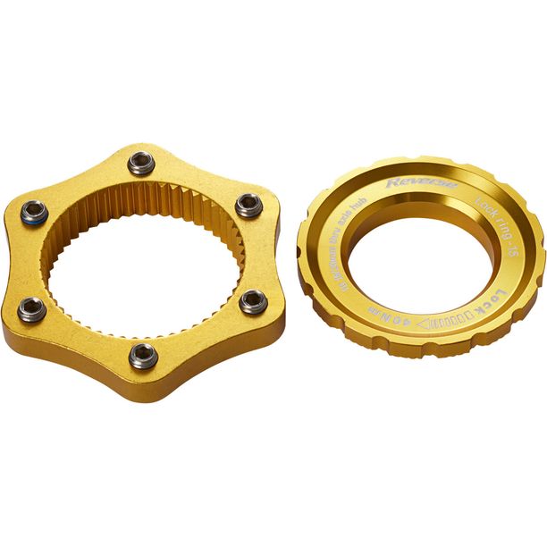 Adaptor Frana Reverse, Centerlock, gold