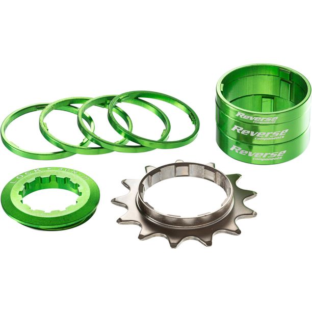 Kit Reverse HG Single Speed 13T, verde