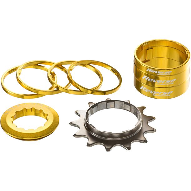 Kit Single Speed Reverse HG 13T Auriu