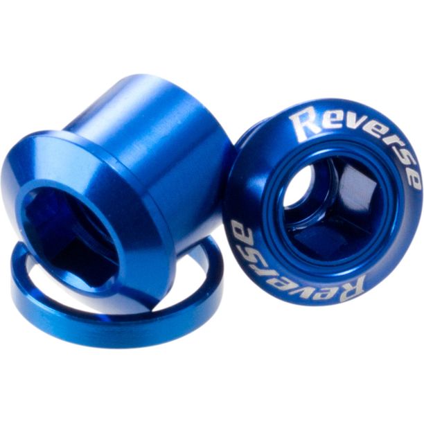 Suruburi angrenaj Reverse Chainring Bolt set Albastru