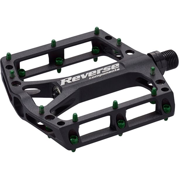 Pedale Platforma MTB Reverse Black ONE Negru Verde