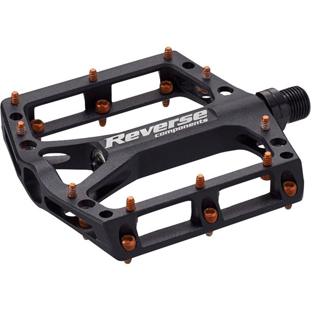 Pedale Platforma MTB Reverse Black ONE Negru Portocaliu