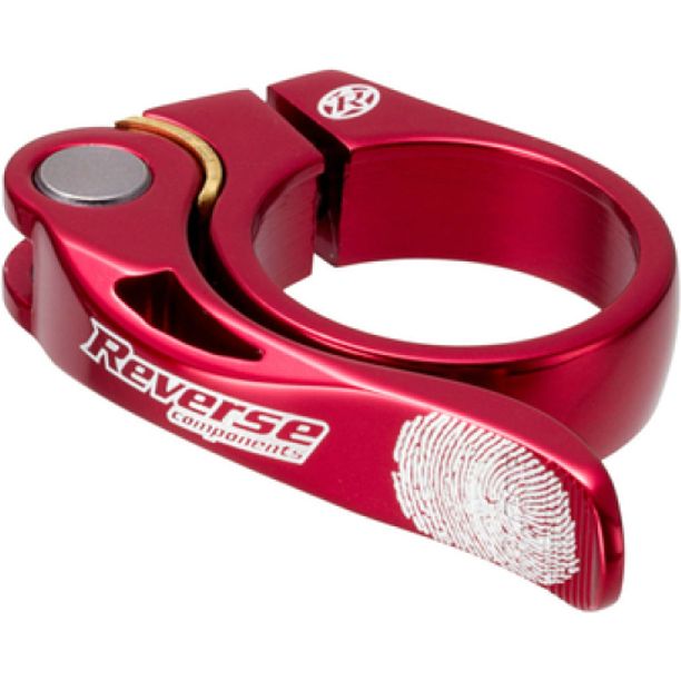 Colier Bicicleta Reverse Long Life Ø31,8mm rosu
