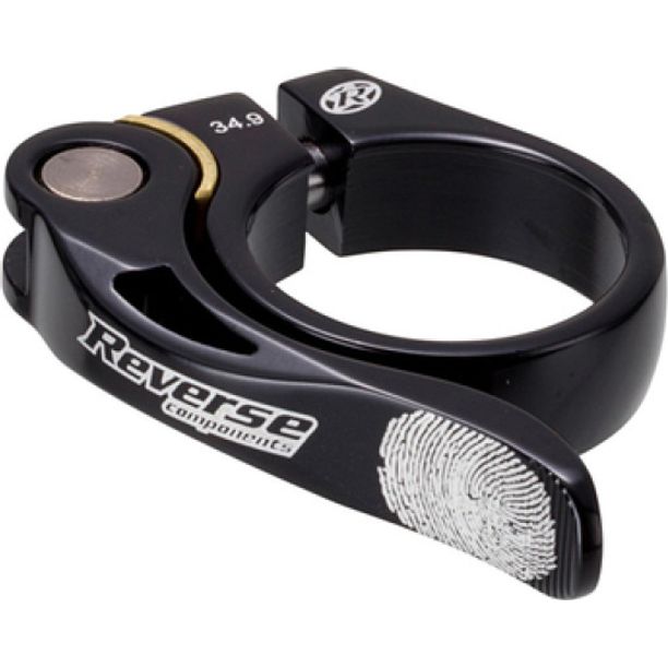 Colier Bicicleta Reverse Long Life Ø34,9mm negru
